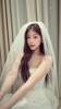 椰子身穿白色婚纱 真美啊😍
